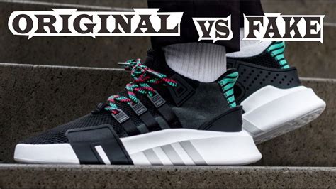 fake adidas eqt on feet|are adidas shoes false.